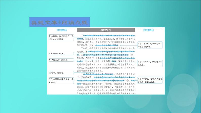 2020-2021学年 高中语文 二轮复习 第1部分现代文阅读专题1论述类文本阅读课件 （山东版）第5页