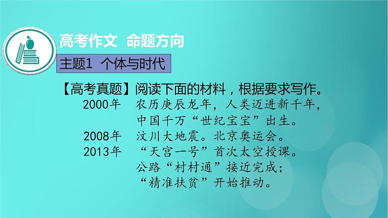 2020-2021学年 高中语文 二轮复习 第3部分写作专题7写作课件 （山东版）第2页