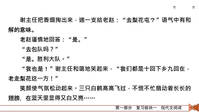 2020-2021学年 高中语文 二轮复习 专题3  小说阅读 赏析环境描写  课件（共57页）第7页