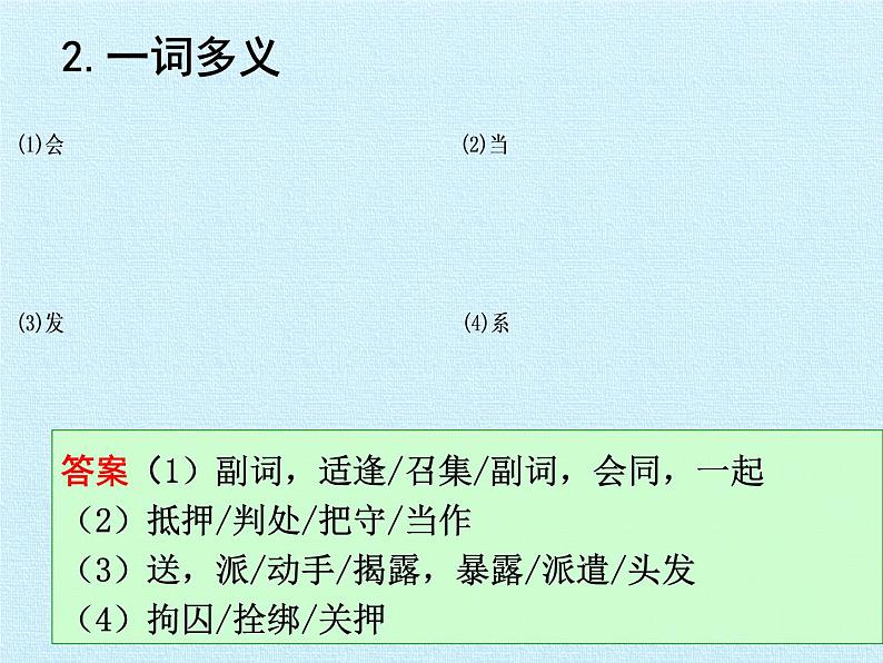 北师大版高中语文必修二 第四单元 多彩的人生 复习课件06