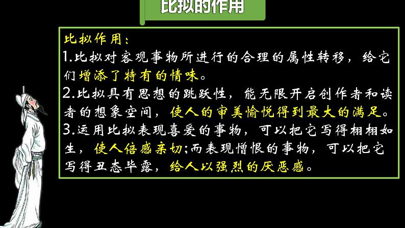 高中语文统编版必修下册 修辞—比拟(1) 课件第3页