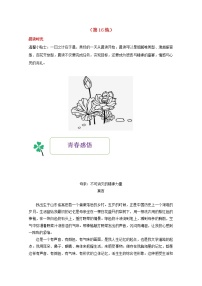 高一语文暑期作业第16练含解析