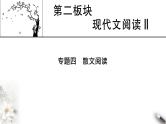 高考语文一轮复习现代文阅读Ⅱ专题4第1讲散文整体阅读课件