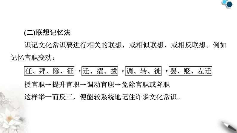 高考语文一轮复习古代诗文阅读专题6第4讲文化常识课件08