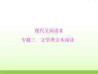 高考语文一轮复习第一部分现代文阅读Ⅱ专题三第一节散文阅读课件