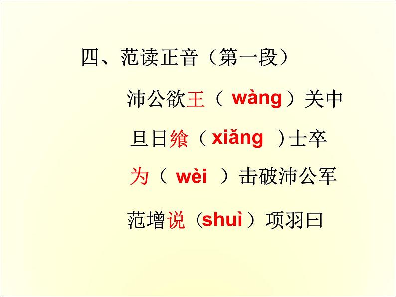 高中语文人教版必修1 第二单元 6 鸿门宴 课件（共19页）08