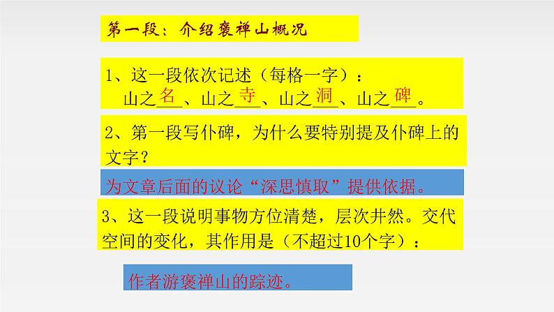 人教版必修二10《游褒禅山记》课件24张第7页