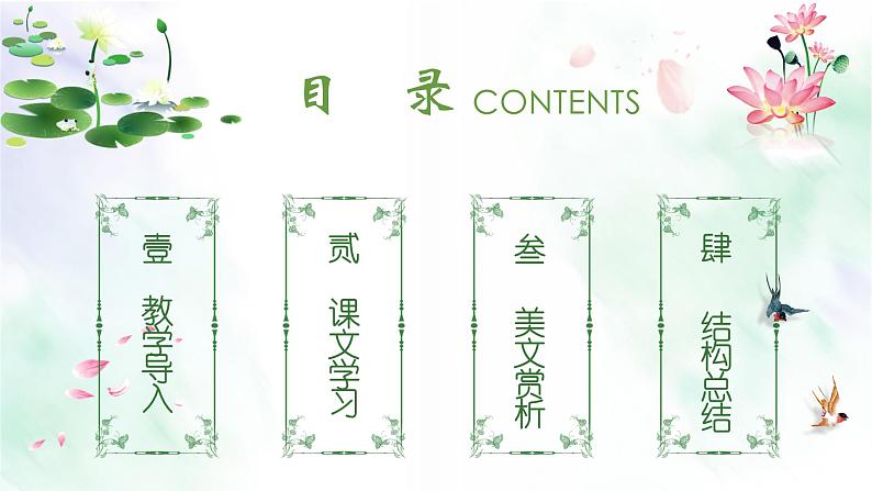 高中语文人教版必修二《荷塘月色》 课件21张PPT02