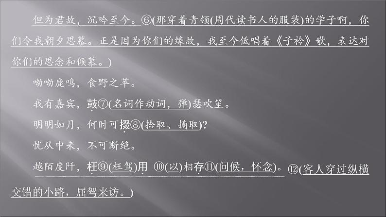 2021-2022学年高中语文部编版必修上册：第三单元 1 短歌行  课件（共28页）第4页