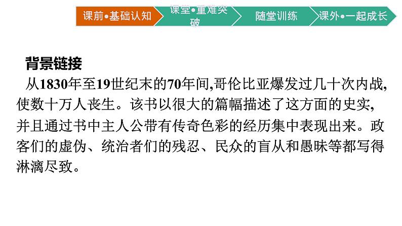 2021-2022学年部编版语文选择性必修上册：第三单元 11 百年孤独（节选）  课件（共42页）第4页