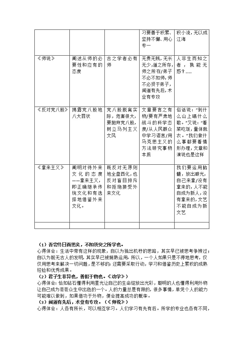 部编版高中语文必修上第六单元学习之道写作指导课件PPT+学案03