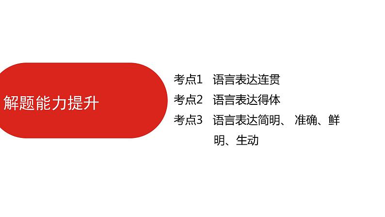 全国通用高中语文二轮专题《第三部分 专题十一 语言表达简明、连贯、得体，准确、鲜明、生动》课件第5页