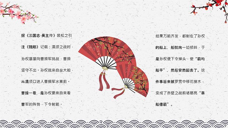 中国四大名著经典片段《三国演义草船借箭》作品导读好词好句摘抄PPT课件PPT第5页