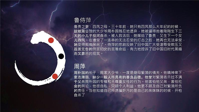 曹禺所著经典话剧《雷雨》名著导读赏析教育课件PPT第4页