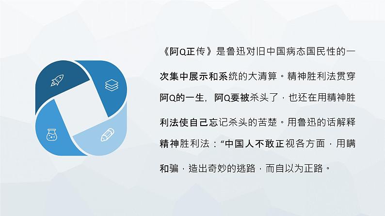 经典文学作品导读教育之《阿Q正传》鲁迅代表作赏析名著逻辑梳理PPT课件PPT05