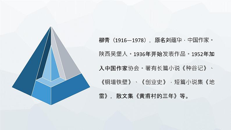 中国近代文学名著导读之《创业史》柳青经典小说代表作读后感PPT课件PPT第6页