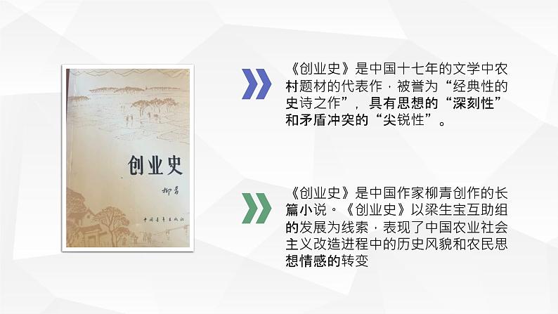 书籍分享之柳青代表作《创业史》名著导读赏析及好句摘抄PPT课件PPT第4页