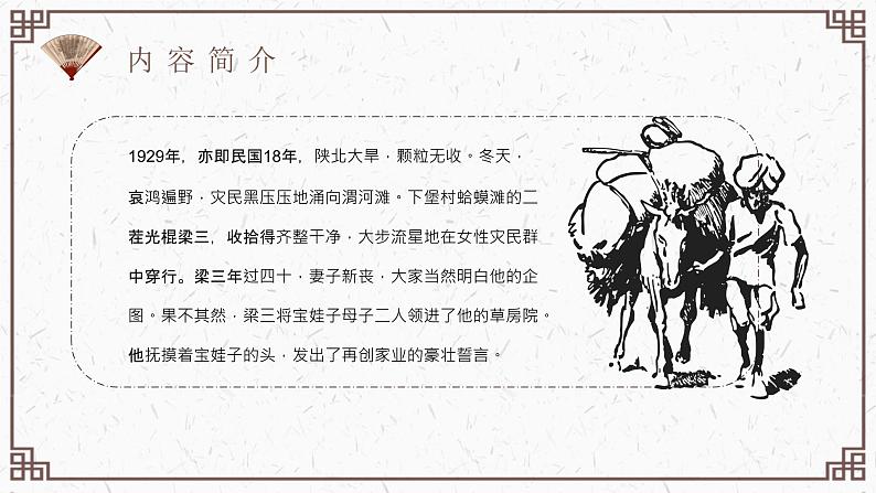 读书分享柳青《创业史》作品简介名著导读PPT课件PPT第3页