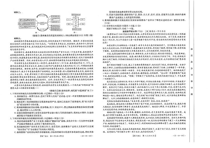贵州省毕节市金沙县2021-2022学年高三上学期11月月考语文试题第2页