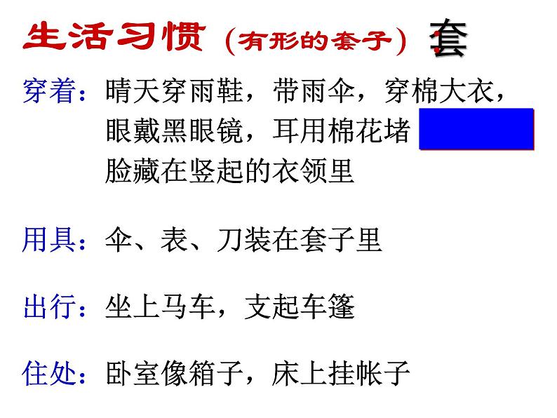 13.2《装在套子里的人》课件29张PPT2021-2022学年统编版高中语文必修下册第六单元05