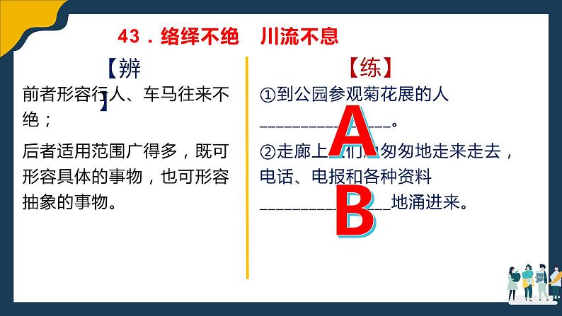 语文高考复习--- 近义成语辨析积累（讲解版）3 (1)课件PPT第5页