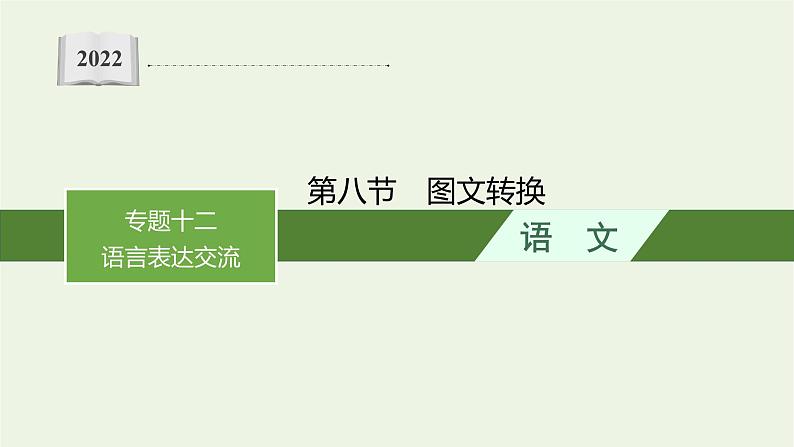 2022届新教材高考语文一轮复习第三部分专题十二第八节图文转换课件新人教版202109262316第1页