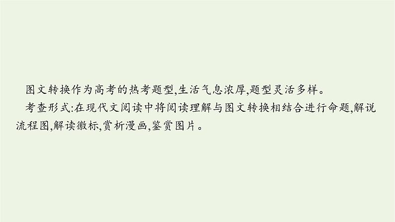 2022届新教材高考语文一轮复习第三部分专题十二第八节图文转换课件新人教版202109262316第2页