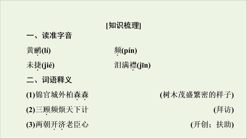 2021_2022学年高中语文第1单元以意逆志知人论世蜀相课件新人教版选修中国古代散文欣赏20210926214302