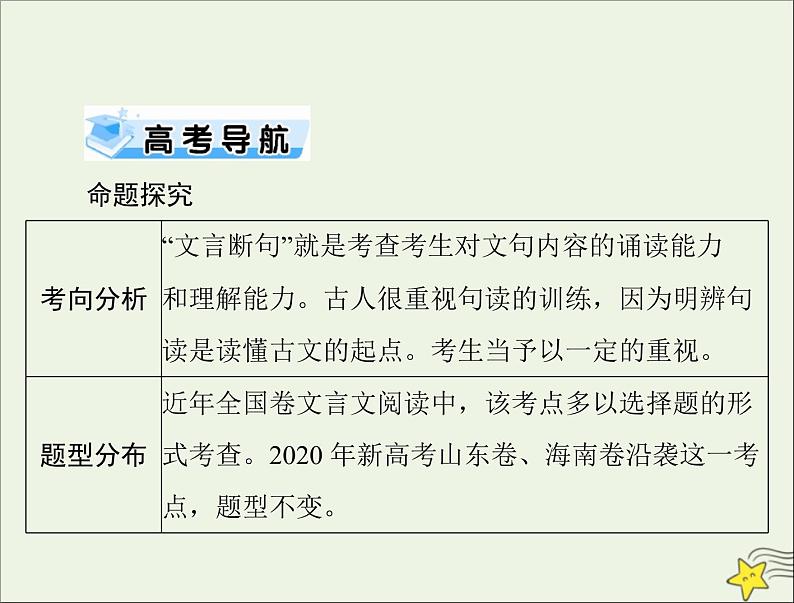 通用版2022届高考语文一轮复习第二部分古代诗文阅读专题四文言断句课件202109091209第4页