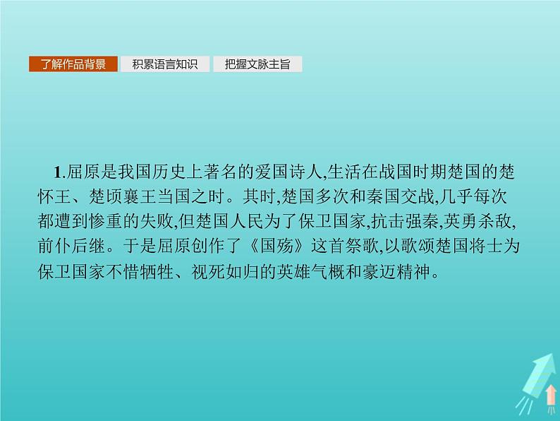 2021_2022学年高中语文第三单元因声求气吟咏诗韵国殇燕歌行登柳州城楼寄漳外连四州菩萨蛮般涉调•哨遍高祖还乡课件新人教版选修古代诗歌散文202109131412第2页