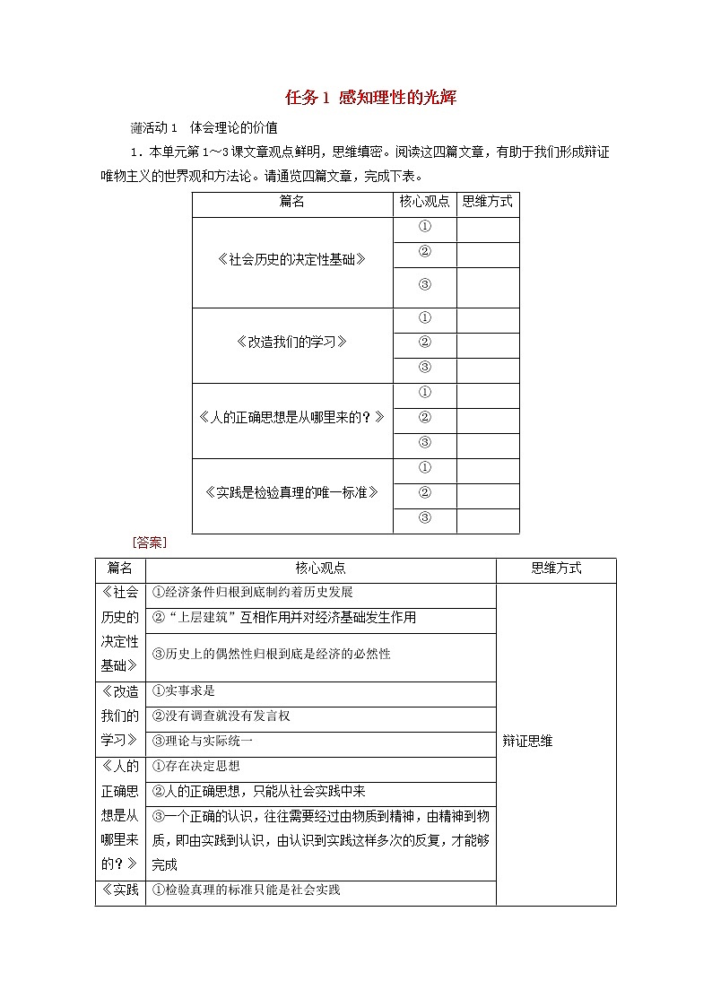 2021_2022学年新教材高中语文第1单元进阶2任务1感知理性的光辉学案部编版选择性必修中册202109292801