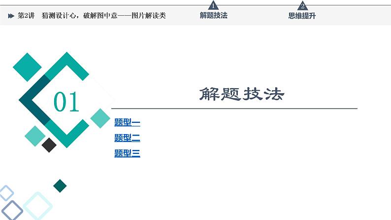 第4部分 专题9　第2讲　猜测设计心，破解图中意——图片解读类课件PPT第2页