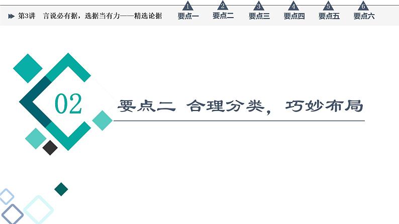 第6部分 专题2　第3讲　言说必有据，选据当有力——精选论据课件PPT第8页