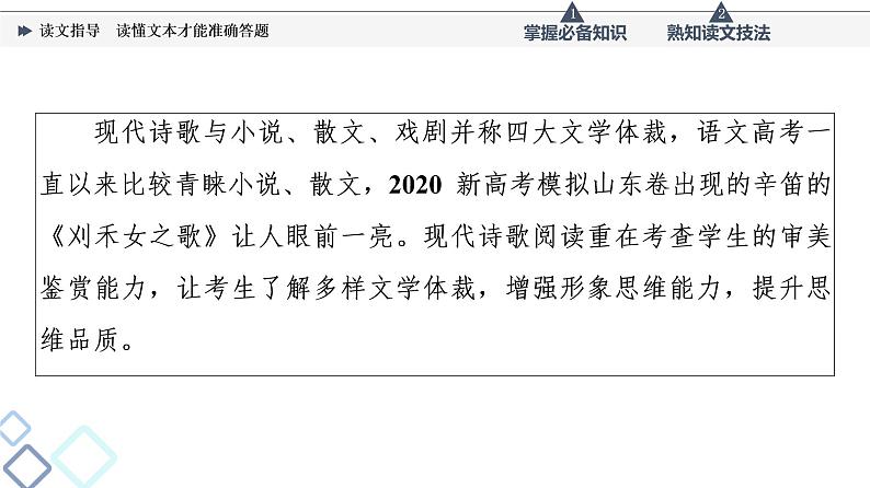 板块2 专题3 读文指导  读懂文本才能准确答题课件PPT第2页