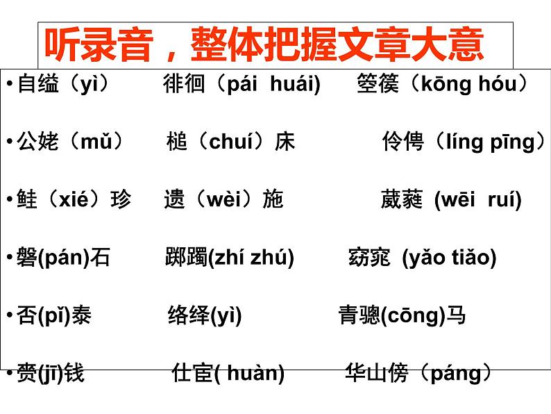 部编版高中语文选择性必修下册《孔雀东南飞并序》课件第5页