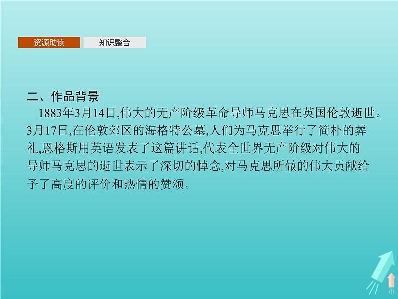 第四单元12在马克思墓前的讲话课件04