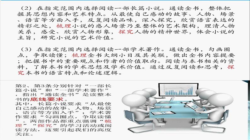 《普通高中语文课程标准》整本书阅读与研讨设计思路与教学建议课件PPT第3页