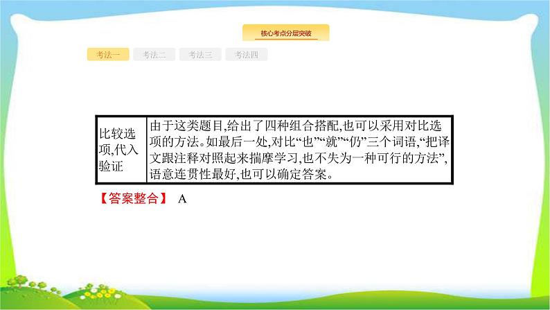 高考语文突破复习语言文字应用专题三语言表达的简明、连贯、得体课件PPT07