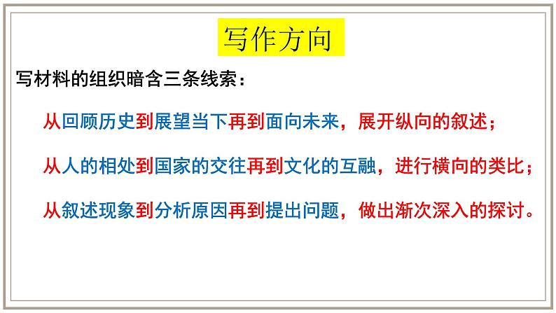 2022届高考写作指导：广州二模作文讲评拒绝俯视，共创未来（课件17张）第7页