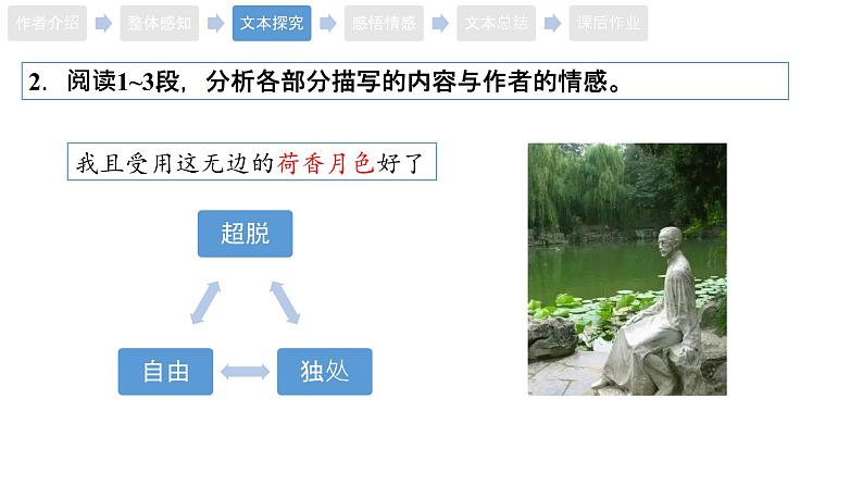 14.2《荷塘月色》课件20张2021-2022学年统编版高中语文必修上册第七单元第8页