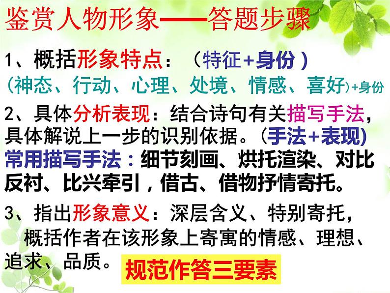 2022届高考语文二轮复习中国古代诗词鉴赏课件70张第3页