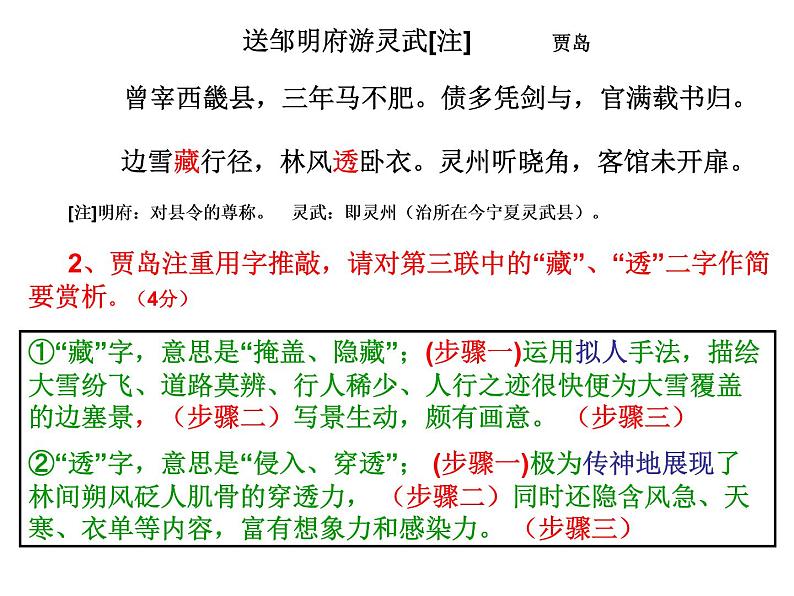 2022届高考语文二轮复习中国古代诗词鉴赏课件70张第7页