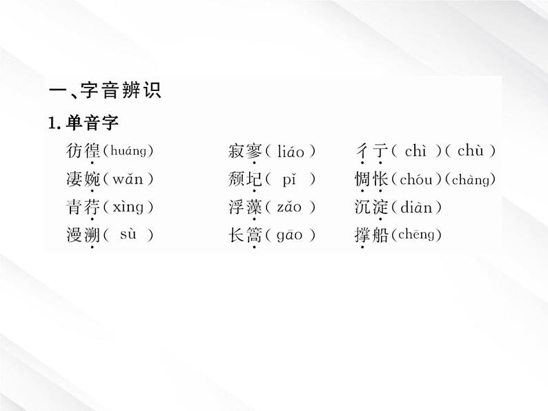 版语文全程学习方略课件：1.2《诗两首》（新人教版必修1）02