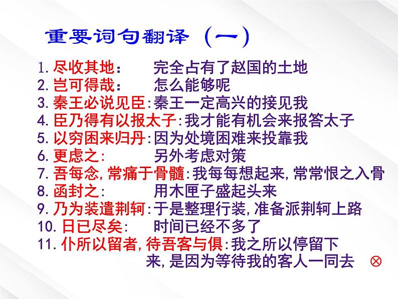 年高一语文课件：2.5《荆轲刺秦王》（新人教版必修1）第4页