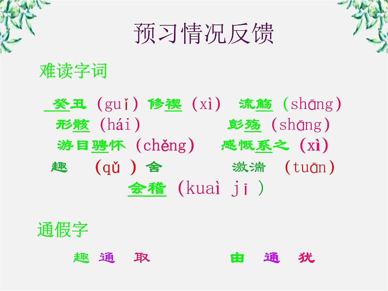 语文：3.2《兰亭集序》课件（新人教版必修2）第8页