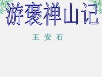 高中人教版 (新课标)10 游褒禅山记教学演示ppt课件