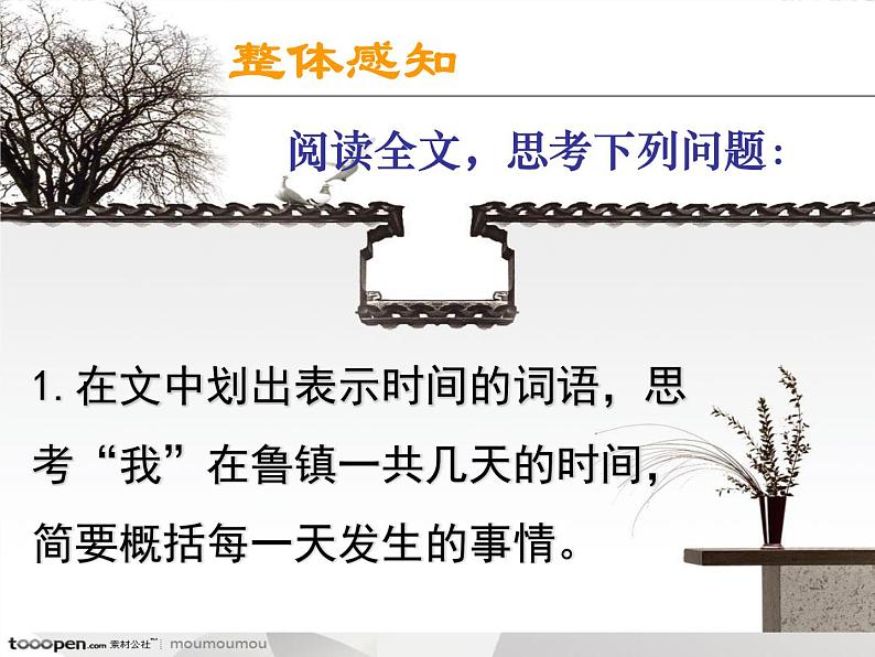 江苏省大丰市南阳中学高一语文课件：《祝福》 新人教版26407