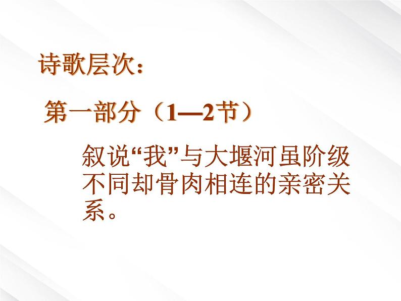 湖南省郴州市第五完全中学高一语文精品课件：《大堰河 我的保姆》（新人教版必修1）第5页