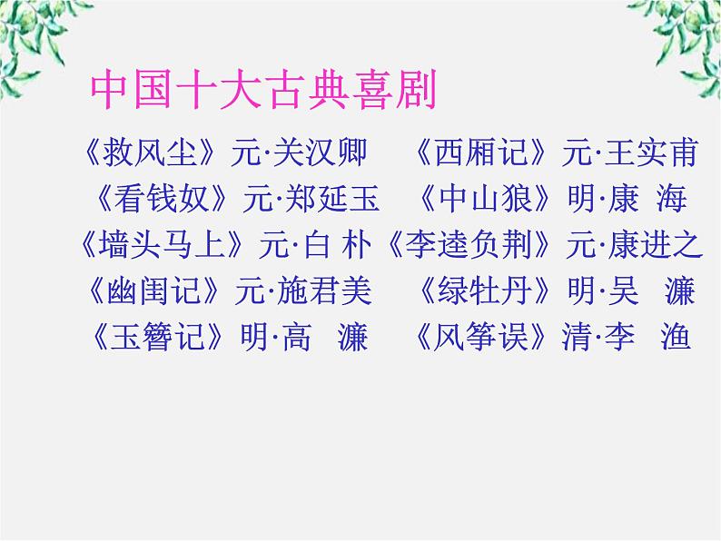 语文：1.1《窦娥冤》课件（4）（新人教版必修4）第7页