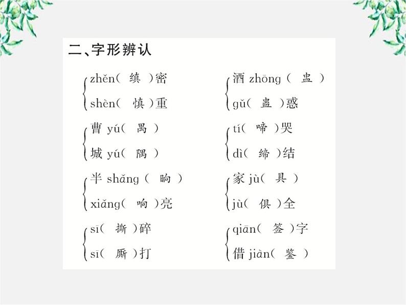 版高中语文全程学习方略课件：1.2《雷雨》（新人教版必修4）101305